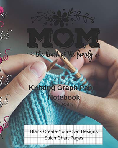 9781095383834: Knitting Graph Paper Notebook: Blank Create Your Own Designs Stitch Chart Pages