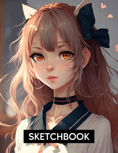 anime sketchbook: 6'' x 9'' inches contains 120 pages japanese kawaii comic  pop manga anime sketch book for drawing, sketching and notes, anime lovers