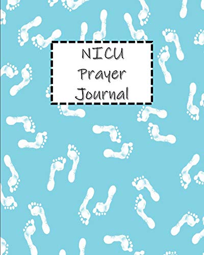 Stock image for NICU Prayer Journal: 60 days of Guided Prompts and Scriptures | Blue Footprints | Boy for sale by Revaluation Books