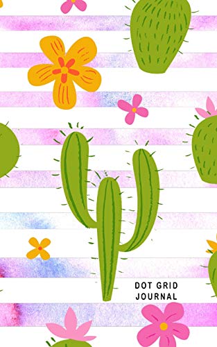 Stock image for Dot Grid Journal: Cactus Watercolor Cover 5 x 8 - Dot Grid Journal Notebook 124 Pages for sale by Revaluation Books