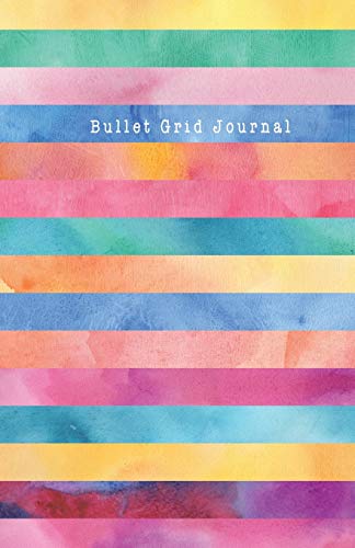 Stock image for Bullet Grid Journal: Creative Journaling Ideas Notebook, Drawing, Design Paper Game and Sketchbook for Calligraphy 100 Dot Grid Pages (5.5"x 8.5") Coloring Rainbow Theme Cover for sale by Ergodebooks