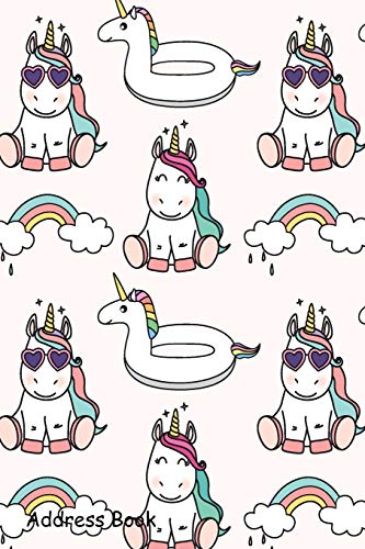 Stock image for Address Book: For Contacts, Addresses, Phone, Email, Note, Emergency Contacts, Alphabetical Index With Seamless Cute Unicorn Pattern for sale by ThriftBooks-Atlanta