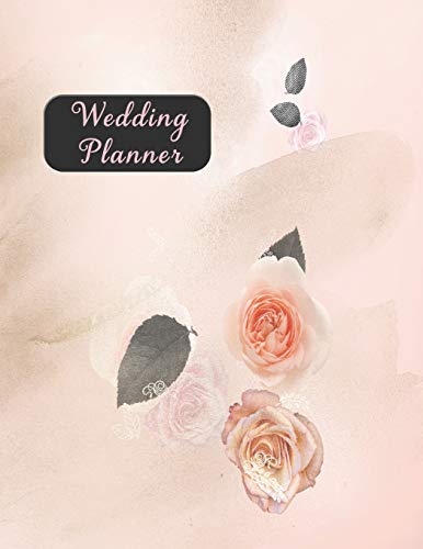 9781096636618: Wedding Planner: Large Wedding Planner With Checklists, Menu Planner, Florist Planner, Budget Planner and More