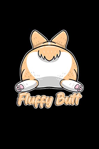 9781096767107: Fluffy Butt: Dot Grid Journal - Fluffy Welsh Corgi Butt Cute Pink Dog Lover Gift - Black Dotted Diary, Planner, Gratitude, Writing, Travel, Goal, Bullet Notebook - 6x9 120 pages [Idioma Ingls]
