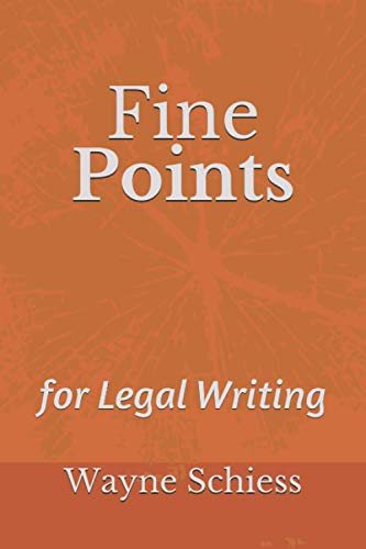 Imagen de archivo de Fine Points for Legal Writing a la venta por SecondSale