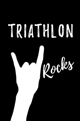 Beispielbild fr Triathlon Rocks: Blank Lined Pattern Funny Journal/Notebook as Birthday, Christmas, Game day, Appreciation or Special Occasion Gifts for Triathlon Lovers zum Verkauf von Revaluation Books