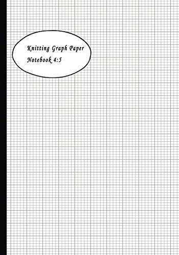 Stock image for Knitting Graph Paper Notebook 4:5: Design Blank Knitter's Journal on Your Design Knitting Charts for Creative New Patterns Composition Notebook for sale by Ergodebooks