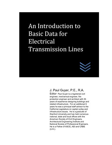 Stock image for An Introduction to Basic Data for Electrical Transmission Lines (Electric Power Generation and Distribution) for sale by Lucky's Textbooks