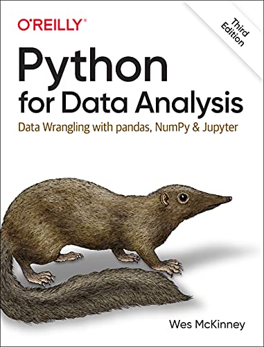 9781098104030: Python for Data Analysis: Data Wrangling with Pandas, Numpy, and Jupyter