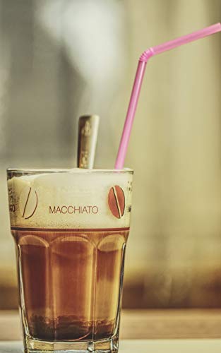 Beispielbild fr Notebook: Latte macchiato coffee glass drink espresso coffee cappuccino milk caf au lait mocha sip zum Verkauf von Buchpark