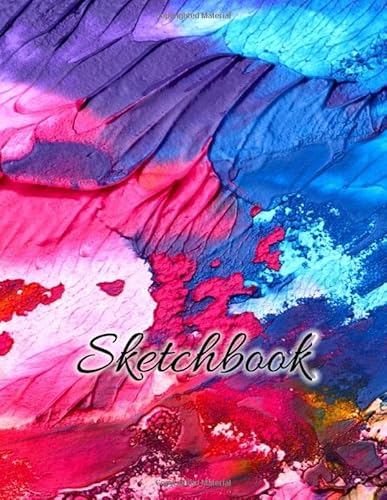 Imagen de archivo de Sketchbook: Large Personalized Sketchbook: Sketching, Drawing, Doodling and Coloring (Abstract Color) a la venta por Revaluation Books