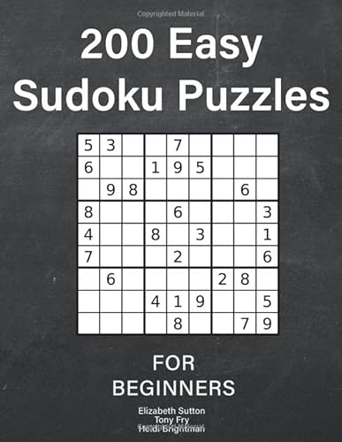 Imagen de archivo de 200 Easy Sudoku Puzzles for Beginners: Large Print Edition a la venta por Revaluation Books