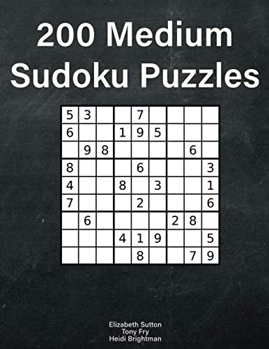 Imagen de archivo de 200 Medium Sudoku Puzzles: Large Print Edition a la venta por Revaluation Books