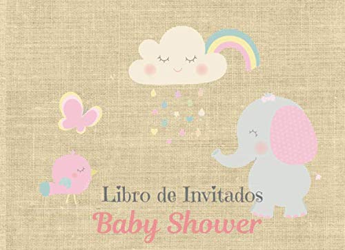 Imagen de archivo de Libro de Invitados Baby Shower: Libro de firmas para Baby Shower Tema Elefante con Nubes Nia mensajes y autografos de los invitados a la fiesta 40 paginas a color 8.25 x 6 in a la venta por Revaluation Books