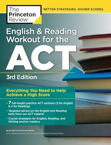 Stock image for English and Reading Workout for the ACT, 3rd Edition (College Test Preparation) for sale by SecondSale