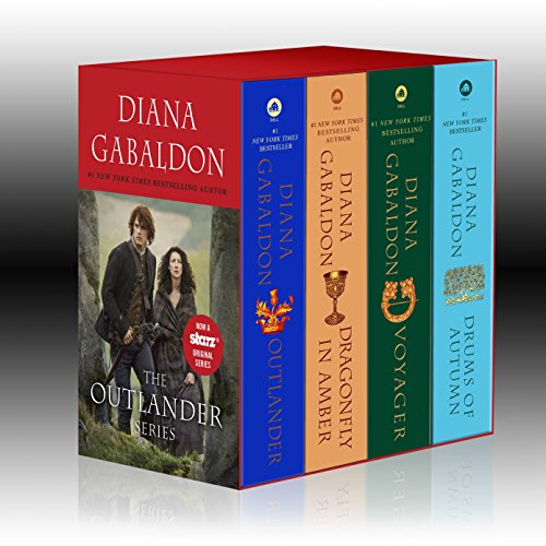 Beispielbild fr Outlander 4-Copy Boxed Set: Outlander, Dragonfly in Amber, Voyager, Drums of Autumn zum Verkauf von BookBazaar