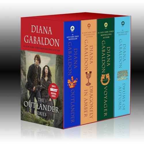 Imagen de archivo de Outlander 4-Copy Boxed Set: Outlander, Dragonfly in Amber, Voyager, Drums of Autumn a la venta por Goodwill Industries