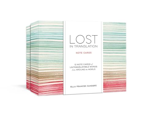 Stock image for Lost in Translation Note Cards: Untranslatable Words from Around the World for sale by Save With Sam