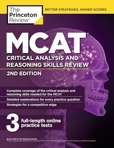 Beispielbild fr MCAT Critical Analysis and Reasoning Skills Review, 2nd Edition zum Verkauf von Better World Books
