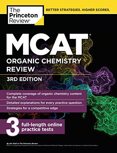 Beispielbild fr MCAT Organic Chemistry Review, 3rd Edition (Graduate School Test Preparation) zum Verkauf von AwesomeBooks