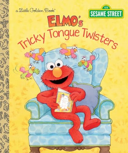 Stock image for Elmo's Tricky Tongue Twisters (Sesame Street) (Little Golden Book) for sale by Gulf Coast Books