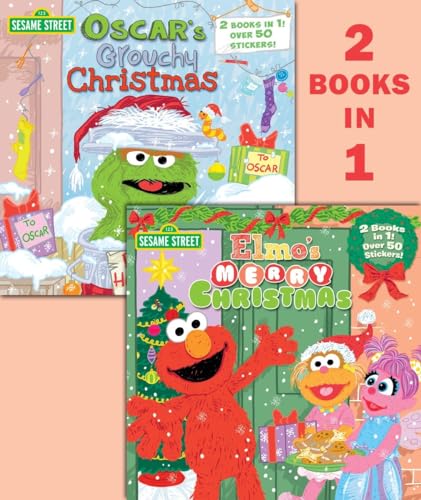 Imagen de archivo de Elmo's Merry Christmas/Oscar's Grouchy Christmas (Sesame Street) (Pictureback(R)) a la venta por Gulf Coast Books