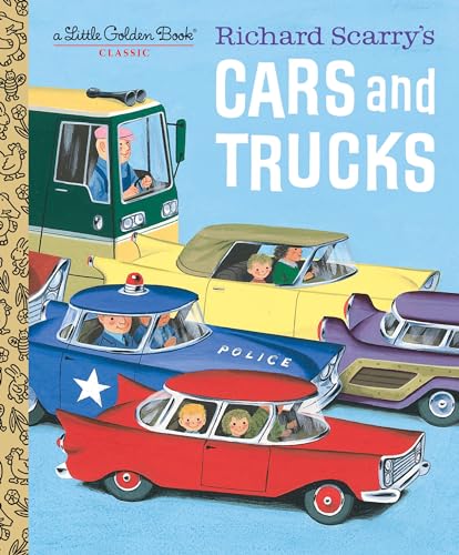 Imagen de archivo de Richard Scarry's Cars and Trucks (Little Golden Book) a la venta por Your Online Bookstore