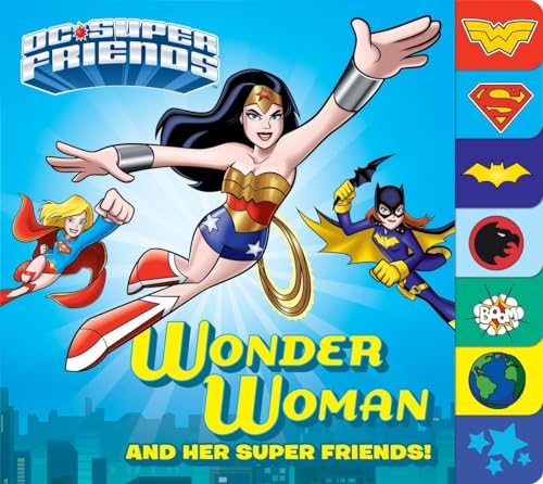 Beispielbild fr Wonder Woman and Her Super Friends! (DC Super Friends) (Tabbed Board Book) zum Verkauf von SecondSale