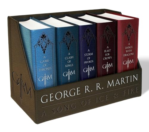 9781101965481: George R. R. Martin's A Game of Thrones Leather-Cloth Boxed Set (Song of Ice and Fire Series): A Game of Thrones, A Clash of Kings, A Storm of Swords, A Feast for Crows, and A Dance with Dragons: 1-5