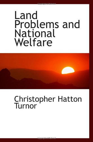 Stock image for Land Problems and National Welfare for sale by Revaluation Books