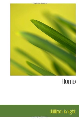 Hume (9781103052387) by Knight, William