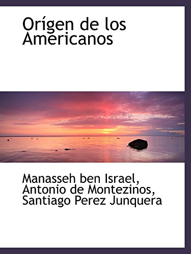 Stock image for Orgen de los Americanos for sale by Revaluation Books