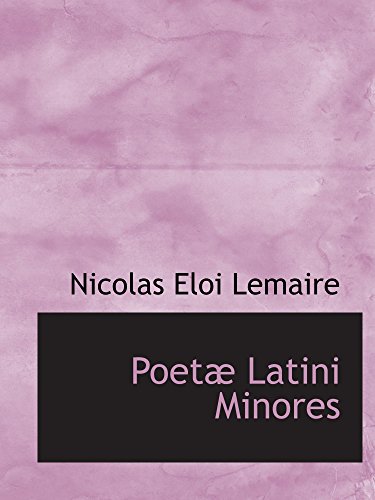 9781103092574: Poet Latini Minores