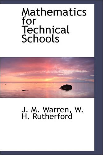 9781103177400: Mathematics for Technical Schools