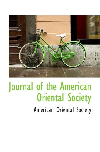 9781103187799: Journal of the American Oriental Society