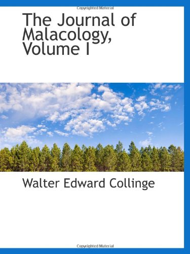 Stock image for The Journal of Malacology, Volume I for sale by Revaluation Books