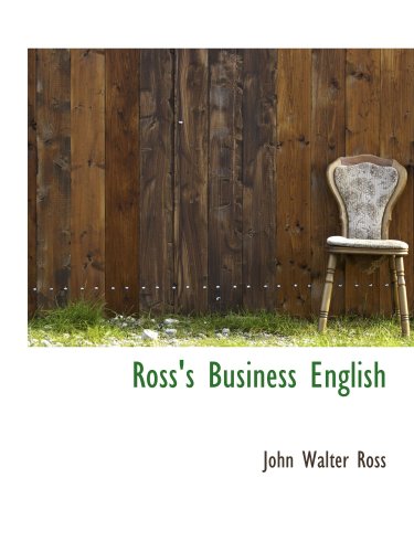 9781103200511: Ross's Business English