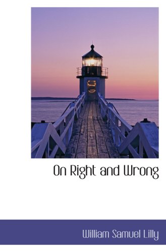 Stock image for On Right and Wrong for sale by Revaluation Books