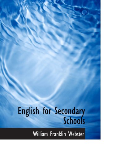 Imagen de archivo de English for Secondary Schools a la venta por Revaluation Books