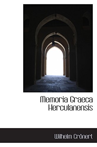 9781103326327: Memoria Graeca Herculanensis