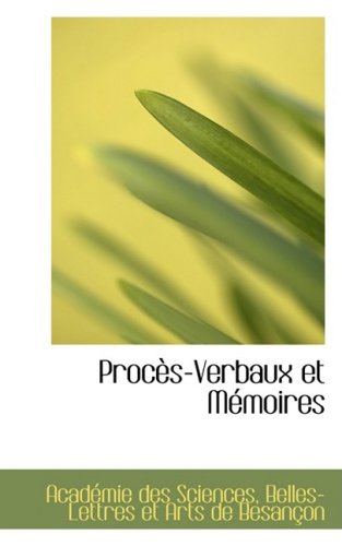 9781103335169: Procs-Verbaux et Mmoires