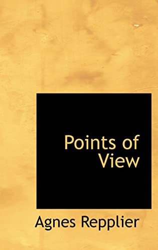 Points of View (9781103396597) by Repplier, Agnes