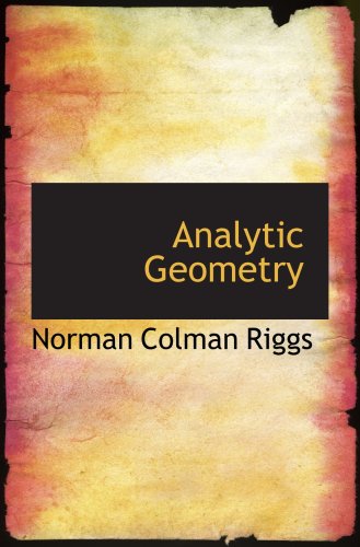 Imagen de archivo de Analytic Geometry a la venta por Revaluation Books