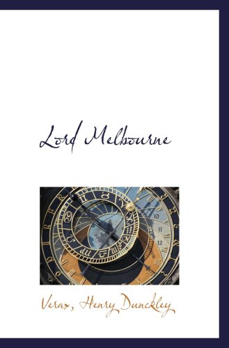 9781103445806: Lord Melbourne