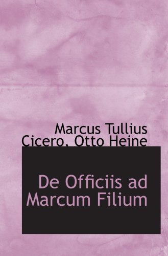 9781103487523: De Officiis ad Marcum Filium