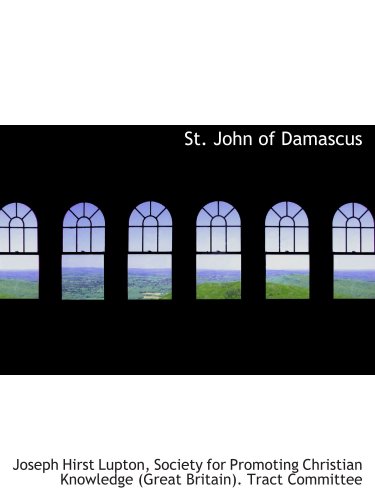 Imagen de archivo de St. John of Damascus a la venta por Revaluation Books