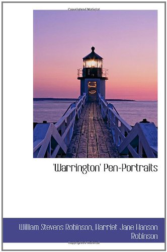 Stock image for Warrington' Pen-Portraits for sale by Revaluation Books