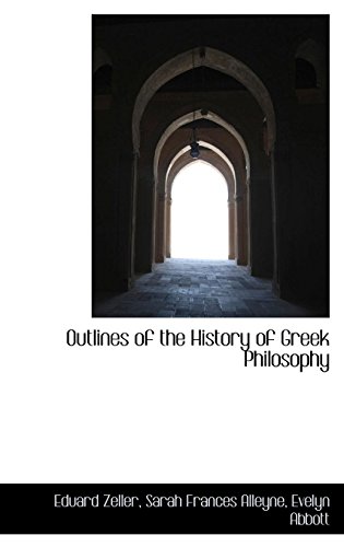 9781103572953: Outlines of the History of Greek Philosophy