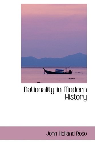 9781103594481: Nationality in Modern History