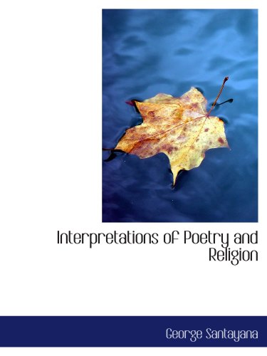 Stock image for Interpretations of Poetry and Religion for sale by Revaluation Books